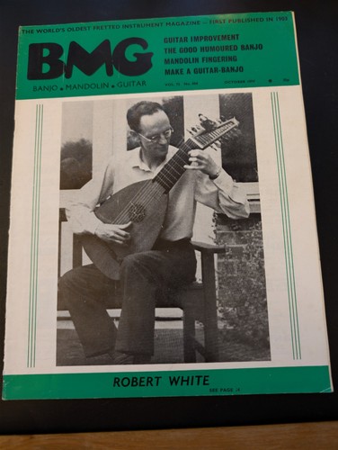 1974 bmg magazine robert white - magazine,