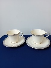 2 Royal Doulton Romance Collection Melissa Pattern Cups & Saucers