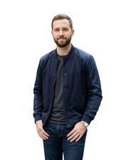 Zara Mens Black Snap Full Zip