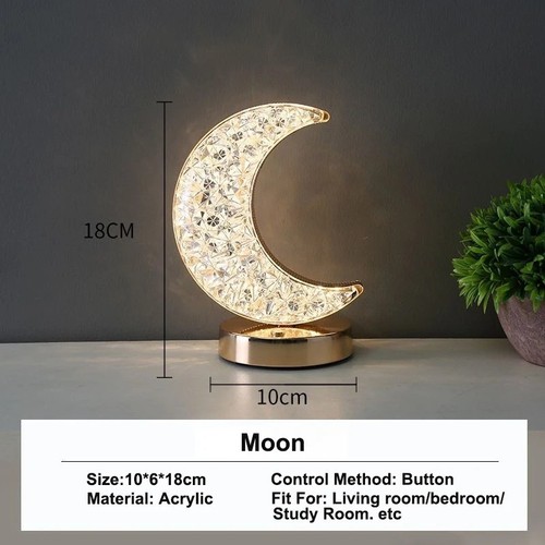 Usb led crystal table - table, lamp