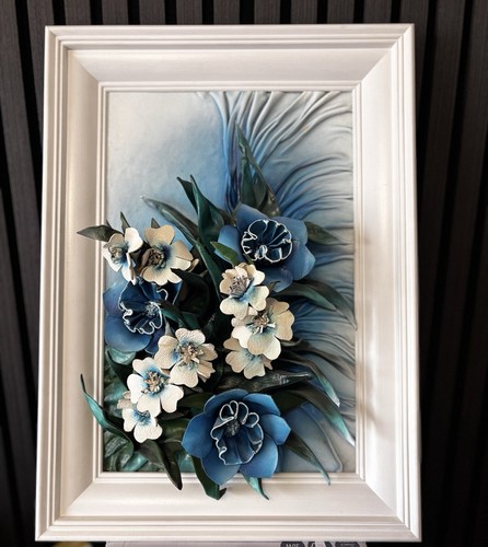 Leather wall art - leather,