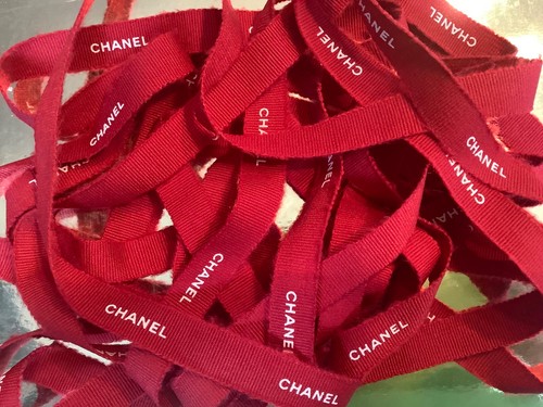 Chanel red ribbon length 10 - chanel,