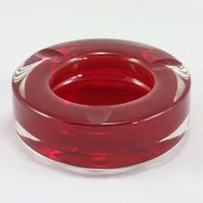 Whitefriars 9665 Ruby Ashtray / Bowl 4.5" a/f