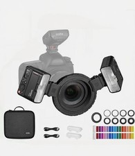 Godox MF12 K2 Macro Flash 2-Light Kit 2.4GHz Wireless Control for Nikon Sony