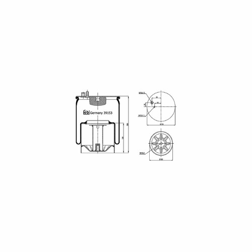 Rear air spring inc - air,