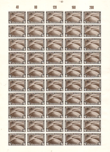 Germany 1930 zeppelin south - 1930,