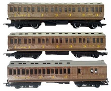3x Hornby Teak LNER Clerestory