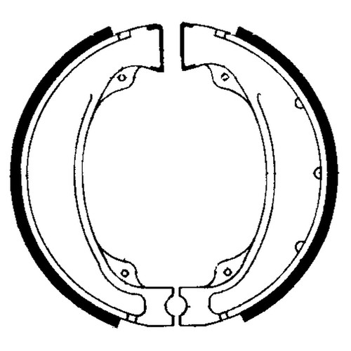 Ferodo fsb755 brake shoes - fsb755,