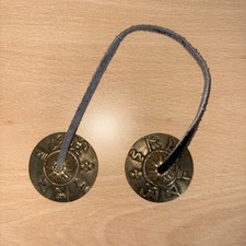 Tibetan Meditation Tingsha Cymbal Bell Yoga Brass Hand Chimes Music Instrument