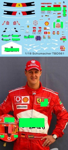 Decals for schumacher f1 - for,