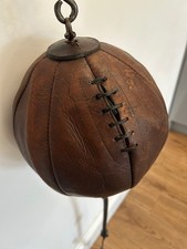 Vintage Leather Boxing Punch Ball.