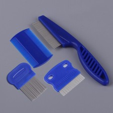 4PCS Flea Removal Lice Combs Fine Tooth Comb Groomingfree Flea Comb for Cat Dog