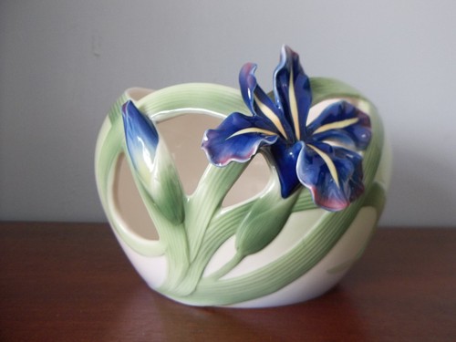 Franz porcelain purple iris - franz,