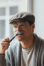 Old Man Grey Moustache