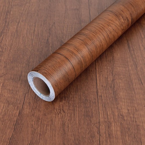 Brown wood grain contact - brown, paper