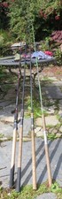 4 Fishing rods - 3 for feeder/leger fishing, 1 for pike or sea fishing