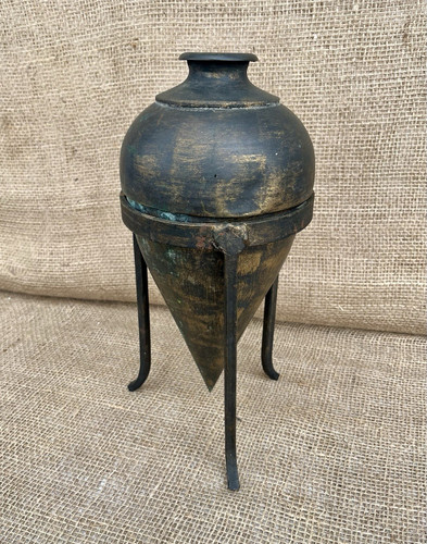 Vintage copper urn - vintage,