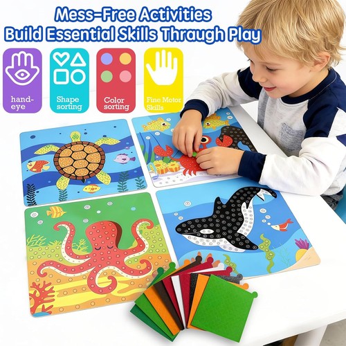 Mosaic sticker art kit - sticker, for