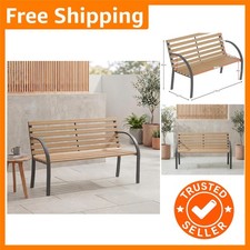 Slatted Garden Bench Wooden