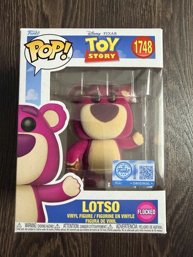 Lotso flocked toy story - lotso,
