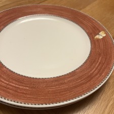 Wedgwood SARAH'S GARDEN 10 7/8" Terracotta Dinner Plates x 2