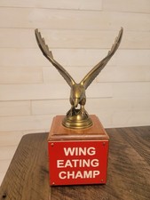 Vintage 11" Brass Eagle Trophy