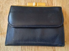 Liberty of London vintage navy leather purse