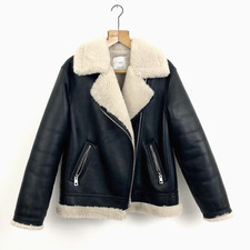 Mango Womens Faux Leather