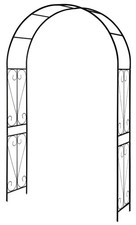2.2M Garden Metal Arch Climbing Plant Support Archway Pergola Trellis- Flower