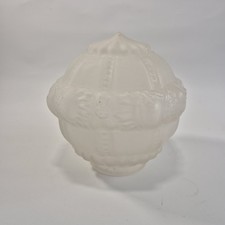 Vintage Frosted Glass Light