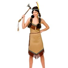 Ladies Wild West Native Red