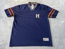 Vintage Tommy Hilfiger Jeans Jersey V Neck T-shirt Embroidered Size XL