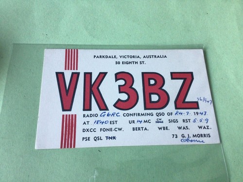 Vintage qsl radio - vintage,