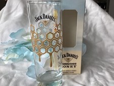 JACK DANIELS Tennessee Honey Highball Tumbler Glass . New and boxed .