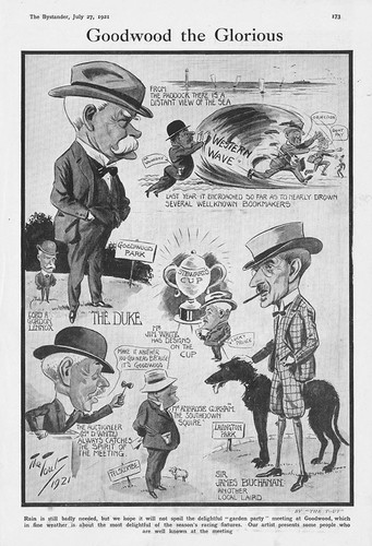 Horse racing caricatures - horse, at