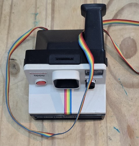 Vintage polaroid land camera - polaroid,