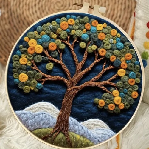 Needle felted picture - picture, kit