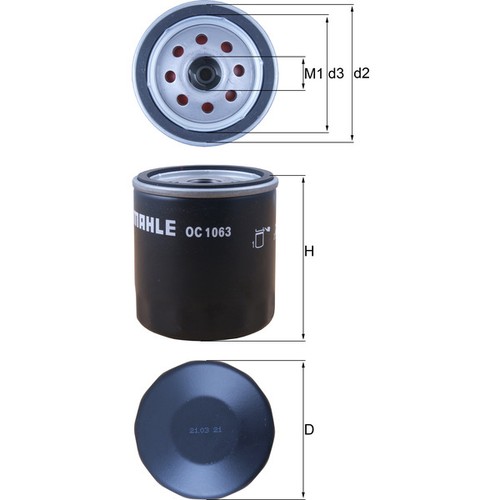 1063 oil filter fits ford - 1063,