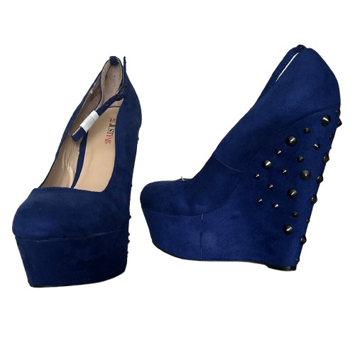 Justfab platform wedge - wedge, court