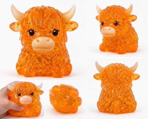 Highland cow soft squishy - soft,