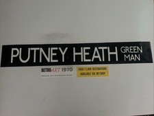 Putney Heath Green Man Pub - London Bus Destination Blind 15a 42” Gift