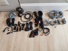 43 x Job Lot Various Audio Hi Fi RCA Video Subwoofer Cables