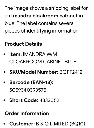 Blue cabinet and - cabinet,