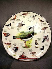 Porcelain plate "The Birds of Britain - Large Waders" (9) 8"(21cm) Danbury Mint