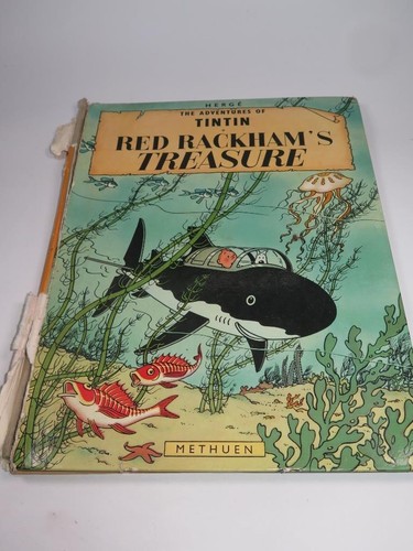 Vintage book tintin red - vintage,