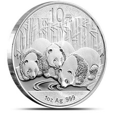 China 1oz 1 oz Fine Silver 10