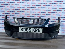 SEAT TOLEDO HATCHBACK 5DR MK4 2013 BLACK F9R FRONT BUMPER MARKS