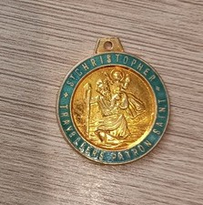 Lovely Vintage Green Enamel &
