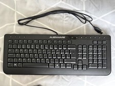 Alienware Wired USB Keyboard SK-8165 UK Qwerty Layout Tested And Working 