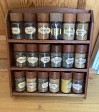 Vintage 1960s/70s Wooden Spice